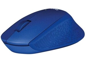 Миша бездротова logitech M330 silent plus (910-004910) blue USB