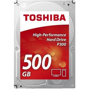 Накопичувач HDD toshiba SATA 500GB P300 7200rpm 64MB (HDWD105UZSVA)