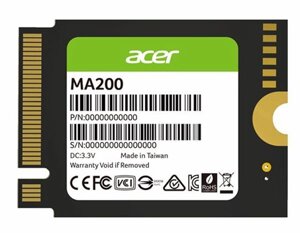 Накопичувач SSD acer M. 2 2280 512GB MA200 (BL. 9BWWA. 153)