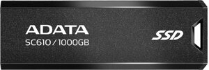 Накопичувач SSD ADATA USB 3.2 1TB SD610 (SC610-1000G-CBK/RD)