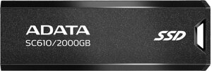 Накопичувач SSD ADATA USB 3.2 2TB SD610 (SC610-2000G-CBK/RD)