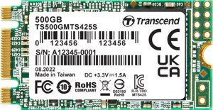 Накопичувач SSD transcend M. 2 2242 500GB (TS500GMTS425S)