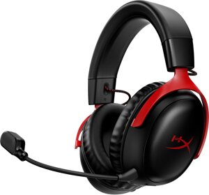 Навушники hyperx cloud III WL USB-A/USB-C black/red (77Z46AA)