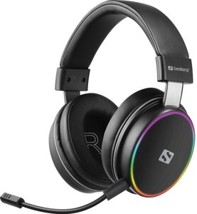 Навушники Sandberg HeroBlaster Bluetooth Led Headset Black (126-42)
