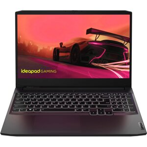 Ноутбук Lenovo ideapad Gaming 3 15ACH6 Shadow Black (82K202BLRA)