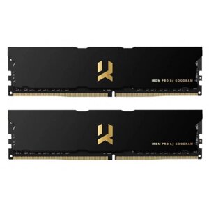 Пам'ять goodram DDR4 2x8GB/4000 iridium pro black (IRP-4000D4v64L18S/16GDC)