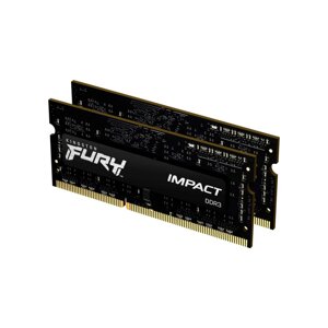 Пам'ять kingston FURY 16 GB (2x8GB) SO-DIMM DDR4 2666 mhz impact (KF426S15IBK2/16)