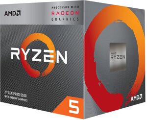 Процесор AMD ryzen 5 3400G (YD3400C5fhbox)