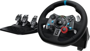 Дротове кермо Logitech G29 Driving Force PC/PS3/PS4/PS5 Black (941-000112)