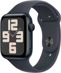 Смарт-годинник Apple Watch SE 2024 GPS 40mm Midnight Aluminium Case with Midnight Sport Band - M/L (MXE93QH/A)