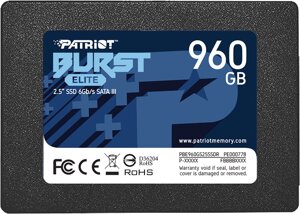 SSD накопичувач patriot burst elite 960 GB (PBE960GS25SSDR)