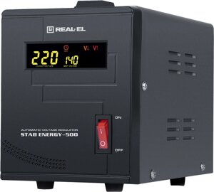 Стабілізатор напруги REAL-EL STAB energy-500 (EL122400011)