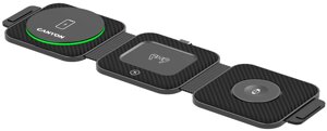 Зарядний пристрій Canyon WS-305 Foldable 3in1 Wireless charger (CNS-WCS305B)