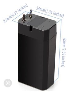 Акумулятор акумулятор 4V 1.2Ah 92*34*22mm 4Ah 6 Ah для ліхтарів радіо