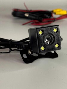 Автомобільна камера заднього огляду накладна Rear View Camera 4 LED