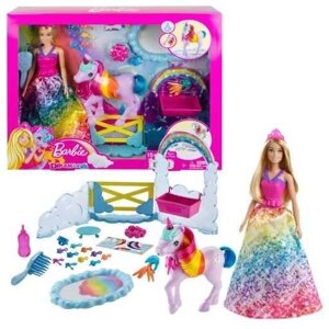Барбі Принцеса та єдиноріг Barbie Dreamtop GTG01 Princess with Unicorn