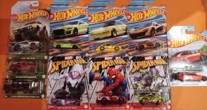 Базова машинка Hot wheels спецсерія, хот вилс, Spider Man, Людина-павук