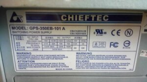 Блок живлення Chieftec на 350W