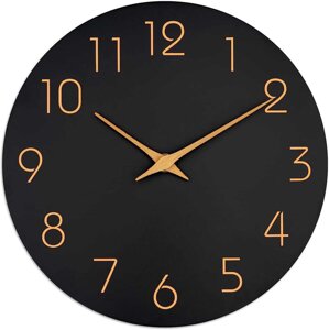 Годинники настінні Дерев'яні декоративні годинник в стилі бохо 29см
