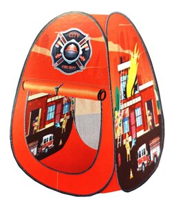 Дитячий ігровий намет палатка Пожежна машина 92 х 70 х 70 см (2038 A-3)
