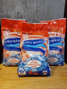 Euro Wasch 4 кг. Пральний порошок 4 кг. Німеччина беcфосфатний