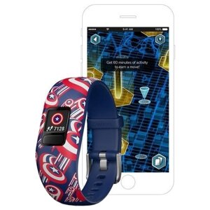 Фітнес-браслет Garmin Vivofit 2 Junior Marvel Captain America (010-01909-12)