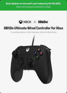 Геймпад джойстик 8BitDo Ultimate Wired Xbox Series S X One контролер