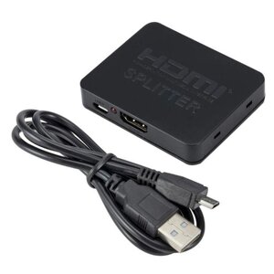 HDMI-сплітер активний розгалужувач Full-HD 4K 1&gt,2 порти HDCP splitter