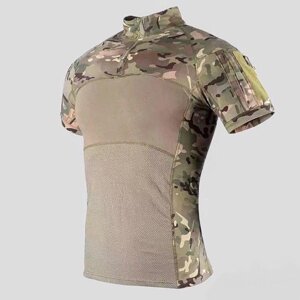 Бавовняна військова футболка ReFire Gear Tactical Combat Shirt Multica