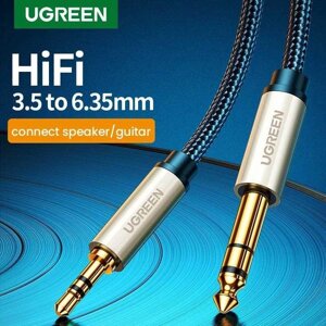 Кабель 6.3 3.5 мм Hi-Fi AUX 6.5 6.35 Ugreen 1 метр Гарантія!