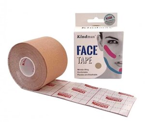 Кінезіотейп для обличчя Kindmax Face Tape (5 см х 5 м)