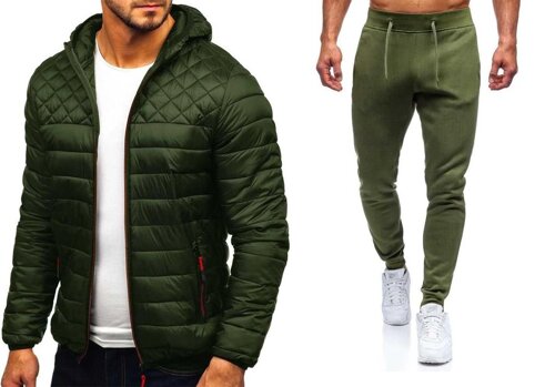 Комплект чоловічий демісезонний Куртка + Штани + СКІДКА весняний осінній