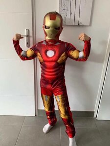 Костюми Залізної людини Marvel Iron men ростовка 100-135см+маска!