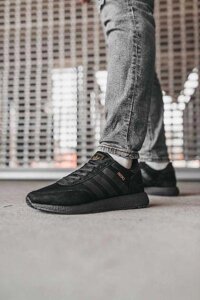 Кросівки Adidas Iniki Triple Black | Чоловічі/Жіночі