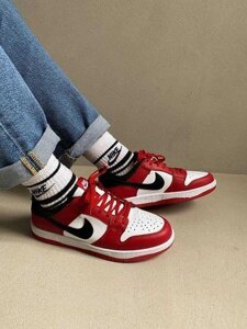 Кросівки Nike SB Dunk Low Red/White/Black Чоловічі/жіночі x