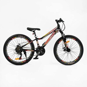 Крутий підлітковий велосипед 24 CORSO GRAVITY DD (Shimano) ALU