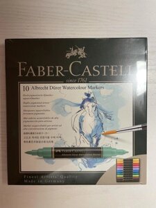 Маркери акварельні «Albrecht Durer» Faber Castell, 10 кольорів