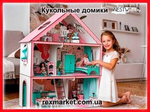 Метровий Кукольний будинок для Барбі NestWood ляльковий будинок