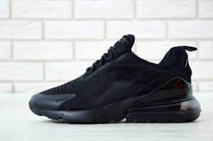 Чоловічі чорні кросівки Nike Air Max 270 Black (NYK Air Max Grid)