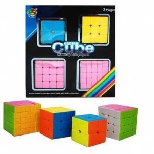 Набір кубиків Рубіка 4 шт (2*2, 3*3, 4*4, 5*5) головоломки
