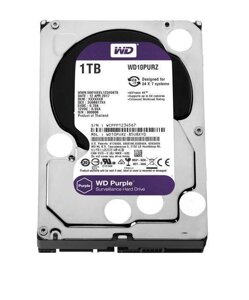 Накопичувач HDD SATA 1.0TB WD purple 5400 rpm