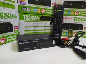 Новий HD тюнер приставка т2 WV T624D4 приймач DVB-C/T2 youtube megogo