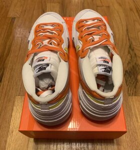 Оригінальні кросівки Nike x Sacai Blazer Low Magma Orange