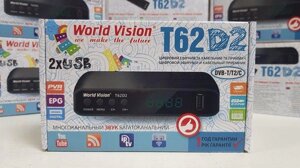 Приставка Т2 тюнер ресивер-приймач World Vision T62D2 YouTube IPTV