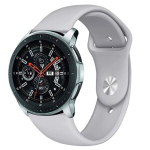 Ремінець BeWatch силіконовий для Samsung Galaxy Watch 46 мм Сірий