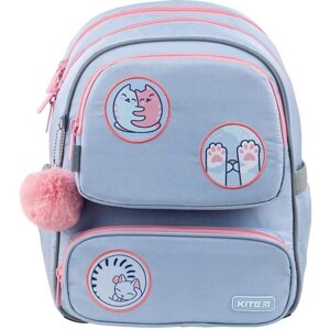 Рюкзак напівкаркасний бренд Kite Education Hugs&amp, Kittens в 1 клас