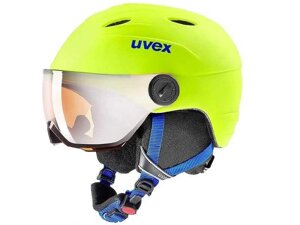 Шолом Шолом Uvex Kid&x27,s Junior Visor Pro 52-54см Неоново жовтий