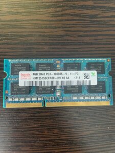 Sodimm DDR3 4 GB , пам'ять для ноутбука ДДР3 4 ГБ ( 1333 / 1600 )