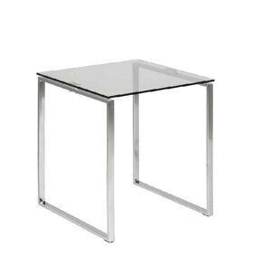 Стіл стіл Бренд Amazon - Movian скляний склянь, 50 x 50 x 55 см