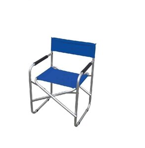 Стул кресло крісло з алюмінію та ПВХ 600d синього кольору.